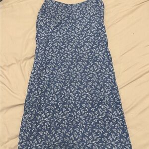Brandy Melville Blue Maxi Pencil Skirt Casual